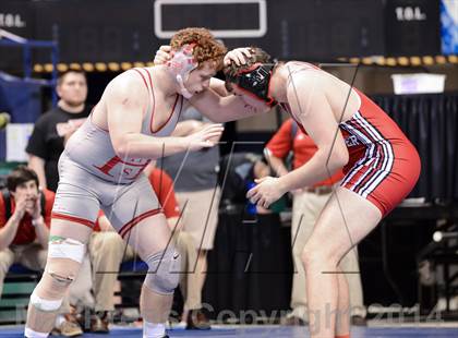 Thumbnail 2 in NCHSAA Individual Wrestling 3A Semifinals photogallery.