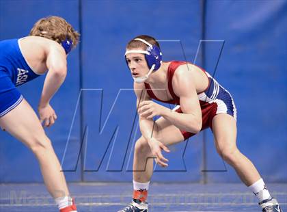 Thumbnail 2 in NCHSAA Individual Wrestling 3A Semifinals photogallery.