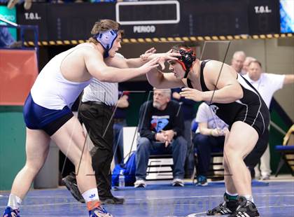 Thumbnail 2 in NCHSAA Individual Wrestling 3A Semifinals photogallery.