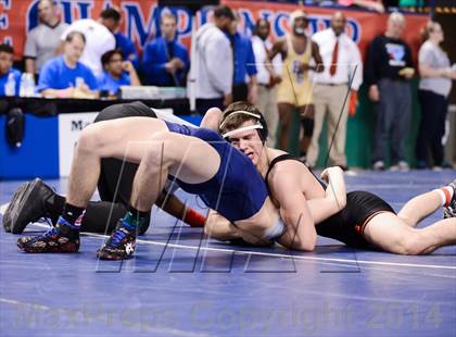 Thumbnail 1 in NCHSAA Individual Wrestling 3A Semifinals photogallery.