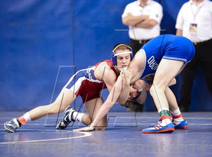 Thumbnail 2 in NCHSAA Individual Wrestling 3A Semifinals photogallery.