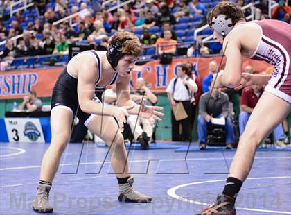 Thumbnail 1 in NCHSAA Individual Wrestling 3A Semifinals photogallery.