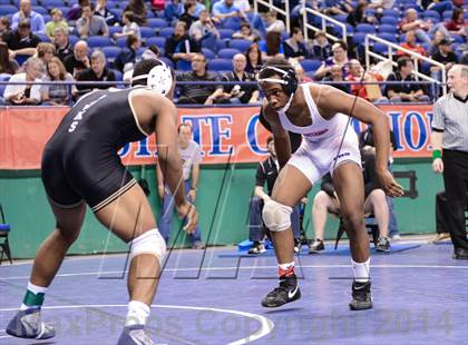 Thumbnail 1 in NCHSAA Individual Wrestling 3A Semifinals photogallery.