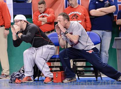 Thumbnail 3 in NCHSAA Individual Wrestling 3A Semifinals photogallery.