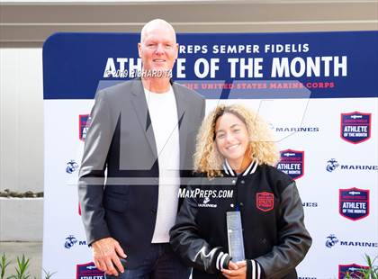 Thumbnail 1 in Marines H.S. Female Athlete of the Month - Mekayla Frazier  photogallery.