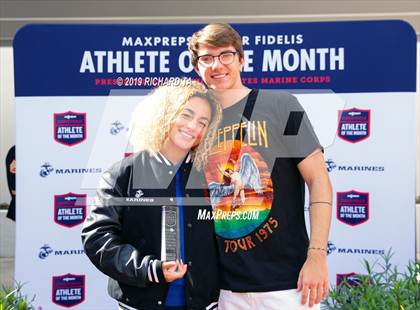 Thumbnail 2 in Marines H.S. Female Athlete of the Month - Mekayla Frazier  photogallery.