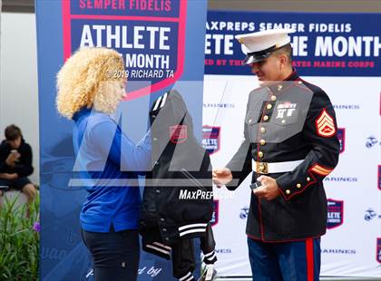 Thumbnail 3 in Marines H.S. Female Athlete of the Month - Mekayla Frazier  photogallery.