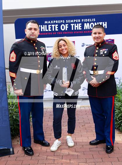 Thumbnail 3 in Marines H.S. Female Athlete of the Month - Mekayla Frazier  photogallery.