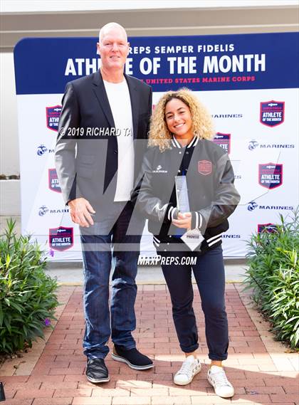 Thumbnail 2 in Marines H.S. Female Athlete of the Month - Mekayla Frazier  photogallery.