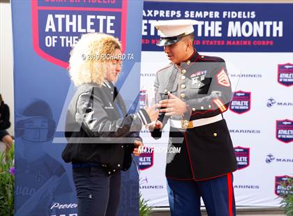 Thumbnail 3 in Marines H.S. Female Athlete of the Month - Mekayla Frazier  photogallery.