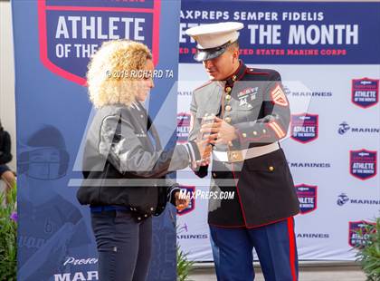 Thumbnail 2 in Marines H.S. Female Athlete of the Month - Mekayla Frazier  photogallery.