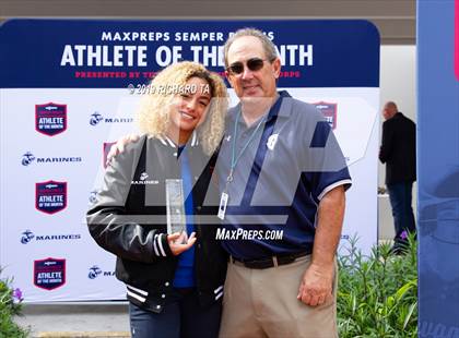 Thumbnail 1 in Marines H.S. Female Athlete of the Month - Mekayla Frazier  photogallery.