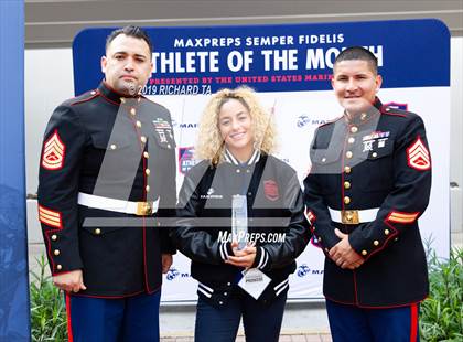 Thumbnail 2 in Marines H.S. Female Athlete of the Month - Mekayla Frazier  photogallery.