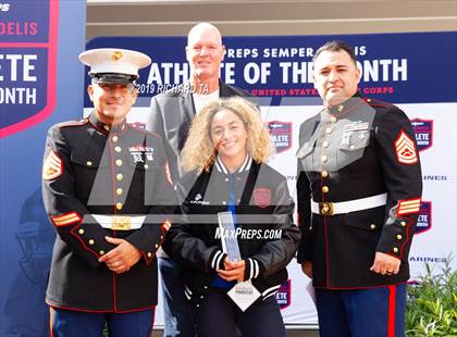 Thumbnail 1 in Marines H.S. Female Athlete of the Month - Mekayla Frazier  photogallery.