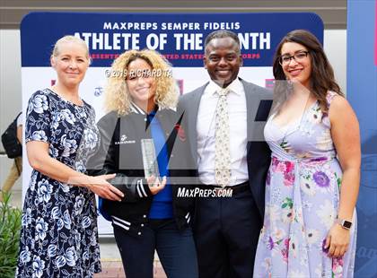 Thumbnail 1 in Marines H.S. Female Athlete of the Month - Mekayla Frazier  photogallery.