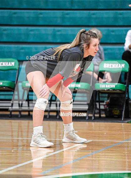 Thumbnail 3 in Round Top-Carmine vs Richards (UIL Volleyball 1A Region III Final) photogallery.