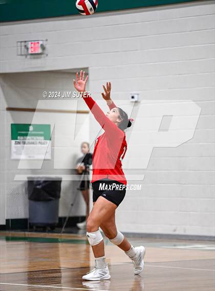 Thumbnail 2 in Round Top-Carmine vs Richards (UIL Volleyball 1A Region III Final) photogallery.