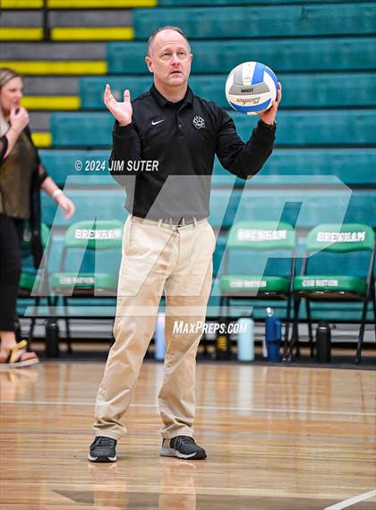 Thumbnail 1 in Round Top-Carmine vs Richards (UIL Volleyball 1A Region III Final) photogallery.