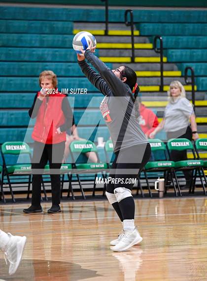 Thumbnail 1 in Round Top-Carmine vs Richards (UIL Volleyball 1A Region III Final) photogallery.