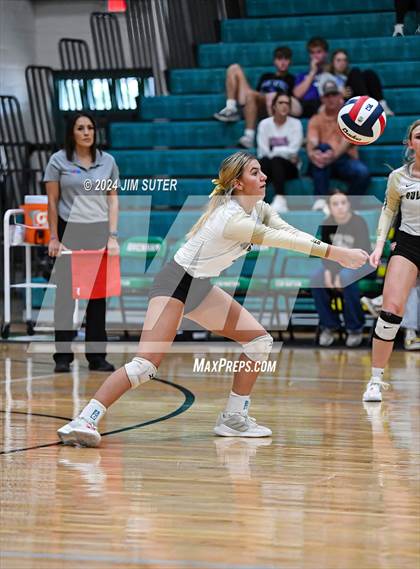 Thumbnail 2 in Round Top-Carmine vs Richards (UIL Volleyball 1A Region III Final) photogallery.