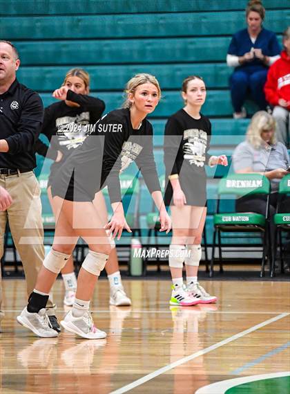 Thumbnail 3 in Round Top-Carmine vs Richards (UIL Volleyball 1A Region III Final) photogallery.
