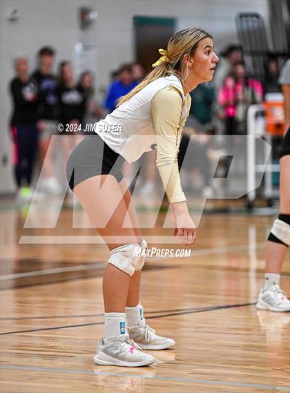 Thumbnail 2 in Round Top-Carmine vs Richards (UIL Volleyball 1A Region III Final) photogallery.