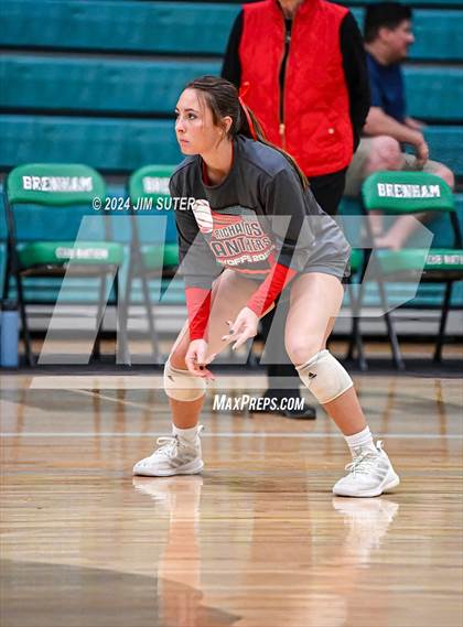 Thumbnail 3 in Round Top-Carmine vs Richards (UIL Volleyball 1A Region III Final) photogallery.