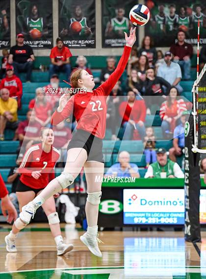 Thumbnail 3 in Round Top-Carmine vs Richards (UIL Volleyball 1A Region III Final) photogallery.