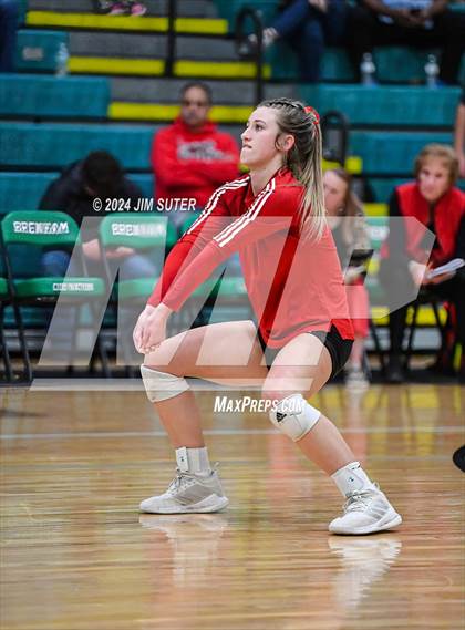 Thumbnail 3 in Round Top-Carmine vs Richards (UIL Volleyball 1A Region III Final) photogallery.