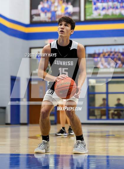 Thumbnail 1 in Joshua vs Sunrise Christian Academy photogallery.