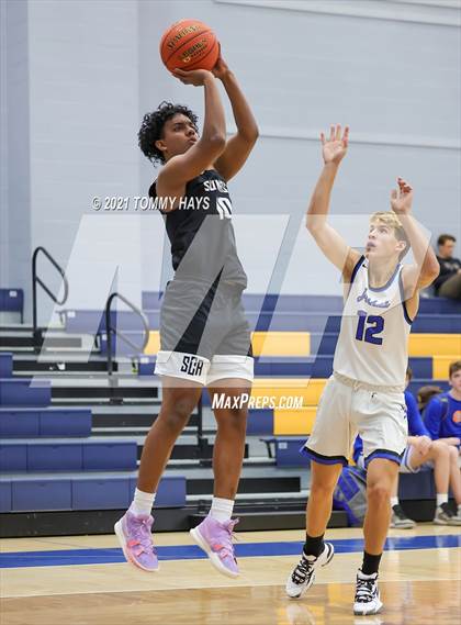 Thumbnail 1 in Joshua vs Sunrise Christian Academy photogallery.
