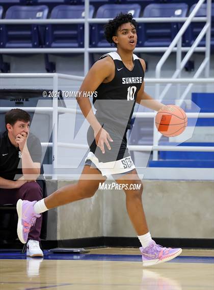 Thumbnail 3 in Joshua vs Sunrise Christian Academy photogallery.