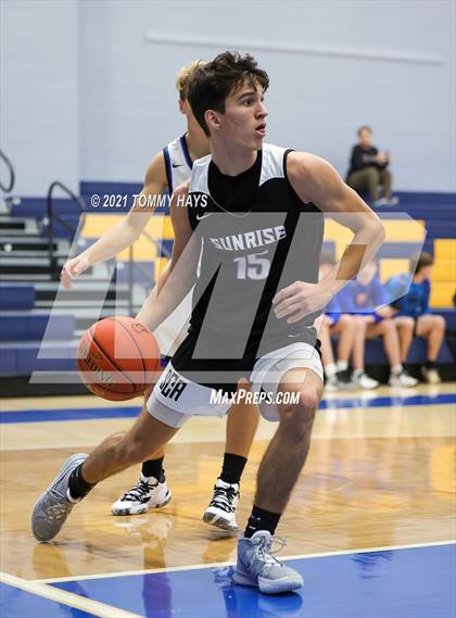 Thumbnail 3 in Joshua vs Sunrise Christian Academy photogallery.