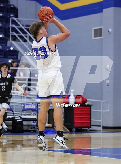 Thumbnail 3 in Joshua vs Sunrise Christian Academy photogallery.
