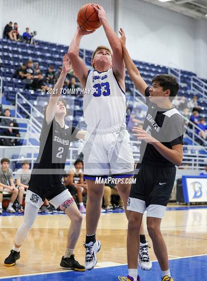 Thumbnail 1 in Joshua vs Sunrise Christian Academy photogallery.