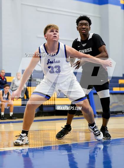 Thumbnail 1 in Joshua vs Sunrise Christian Academy photogallery.