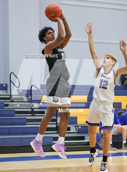 Thumbnail 2 in Joshua vs Sunrise Christian Academy photogallery.
