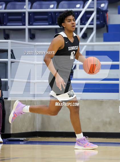 Thumbnail 2 in Joshua vs Sunrise Christian Academy photogallery.