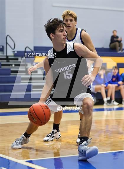 Thumbnail 1 in Joshua vs Sunrise Christian Academy photogallery.