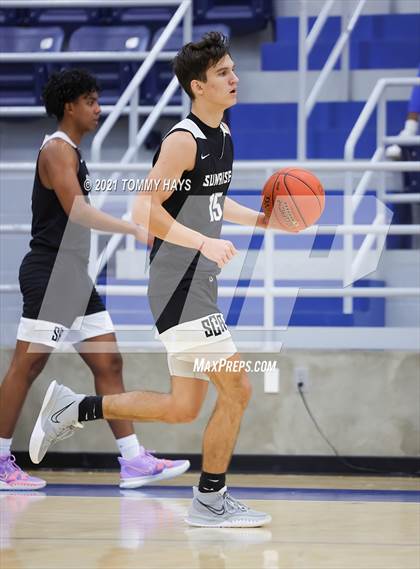 Thumbnail 2 in Joshua vs Sunrise Christian Academy photogallery.