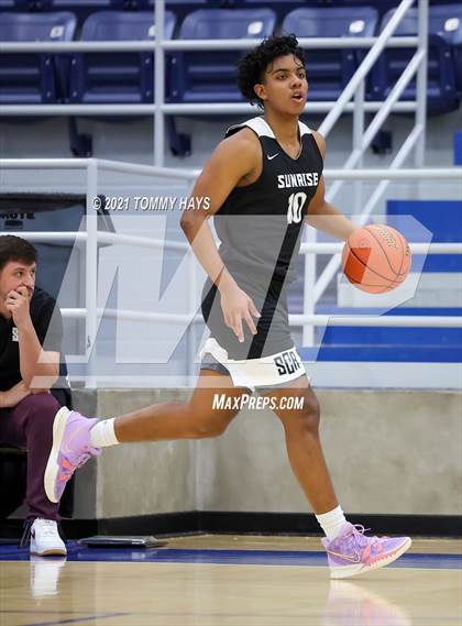 Thumbnail 1 in Joshua vs Sunrise Christian Academy photogallery.