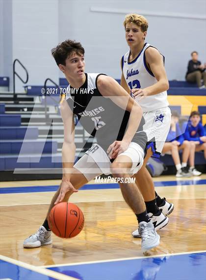 Thumbnail 3 in Joshua vs Sunrise Christian Academy photogallery.