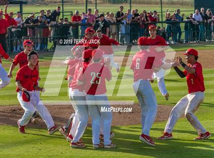 Thumbnail 1 in Huntington Beach vs. Harvard-Westlake (CIF SS D1 Semifinal) photogallery.