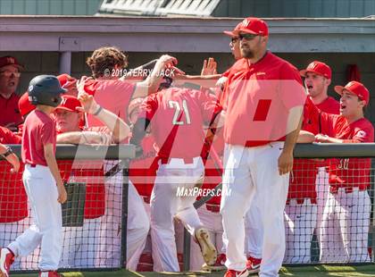 Thumbnail 2 in Huntington Beach vs. Harvard-Westlake (CIF SS D1 Semifinal) photogallery.