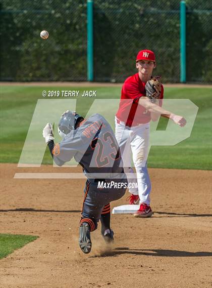 Thumbnail 2 in Huntington Beach vs. Harvard-Westlake (CIF SS D1 Semifinal) photogallery.