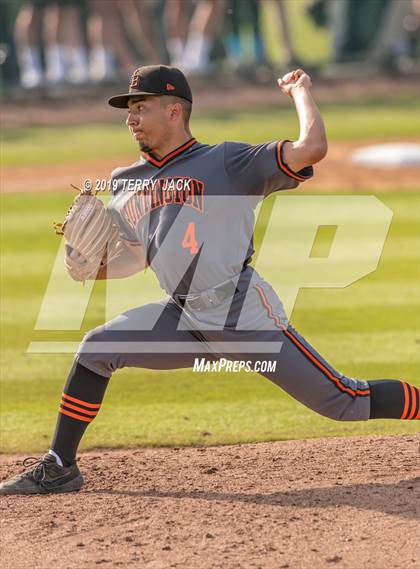 Thumbnail 1 in Huntington Beach vs. Harvard-Westlake (CIF SS D1 Semifinal) photogallery.