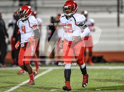 Thumbnail 2 in JV: Cedar Hill (Red) vs Mansfield (Gold) photogallery.