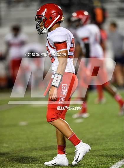 Thumbnail 1 in JV: Cedar Hill (Red) vs Mansfield (Gold) photogallery.