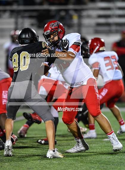 Thumbnail 3 in JV: Cedar Hill (Red) vs Mansfield (Gold) photogallery.