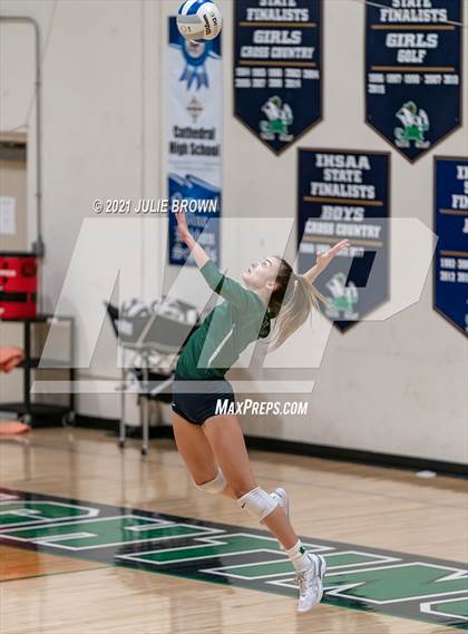 Thumbnail 3 in Center Grove @ Cathedral (Scrimmage) photogallery.